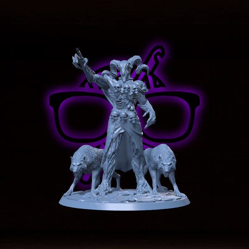 Keoghradan, Stalker of the Wildwood | Leshen | Wendigo miniature for Tabletop games like Dungeons and Dragons  and War Gaming
