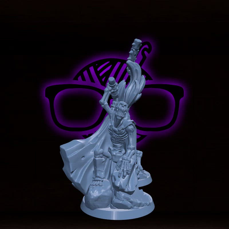 Skeleton Flailer | Arbiter Legion I | Undead miniature for Tabletop games like D&D or War Gaming | Dead Undead Army