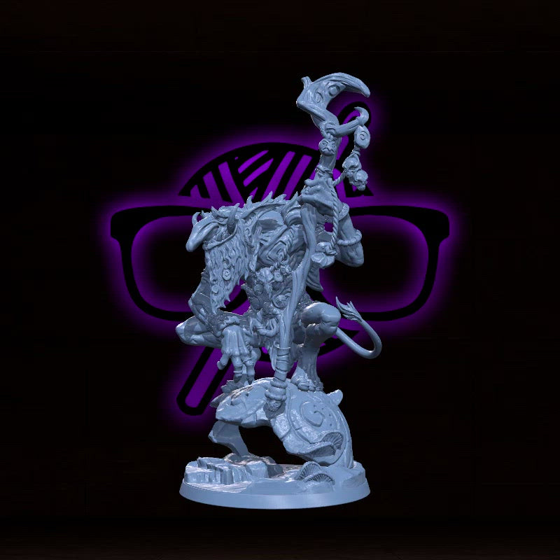 Gammelgren the Elder | Fell Troll Shaman | Svartwood Trolls Miniature for Tabletop games like D&D or Warhammer