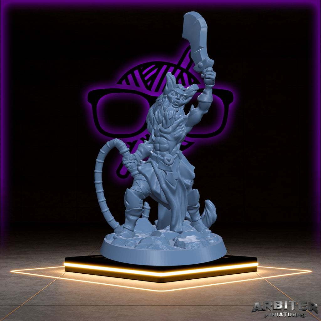 Tiefling | Male and Female  Arbiter| Character miniature for Tabletop games like D&D or War Gaming | Barbarian Wizard Warlock Bard Sorcerer