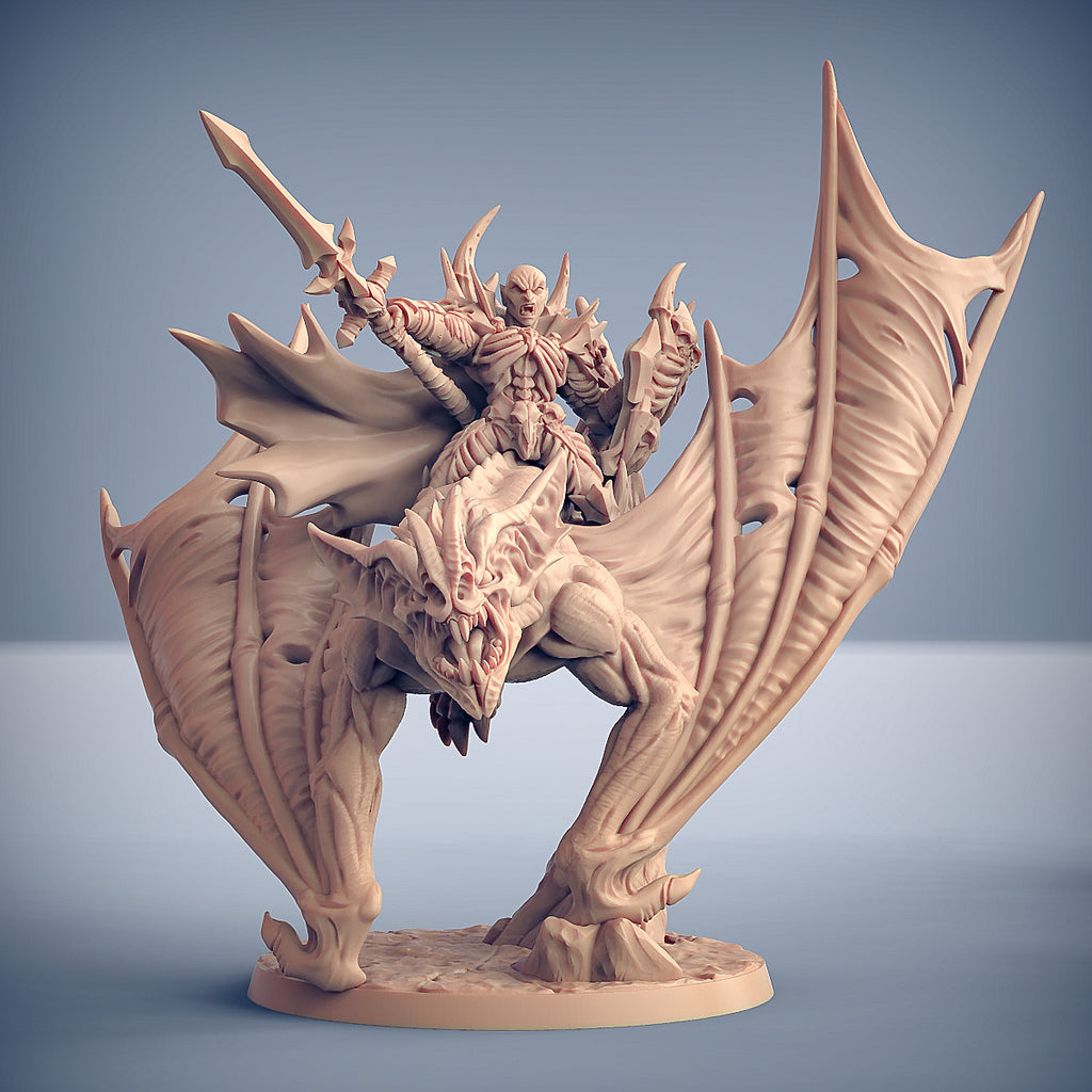 Bloodhunter | Dire Bat | Soulless Vampire Lord Mount miniature for Tabletop games like D&D and War Gaming
