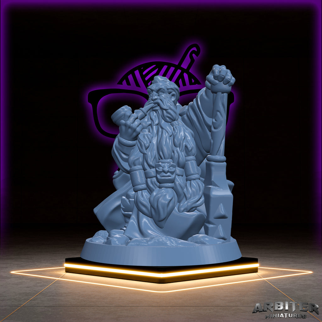 Dwarf | Male and Female  Arbiter| Character miniature for Tabletop games like D&D or War Gaming | Barbarian Cleric Fighter Bard Paladin