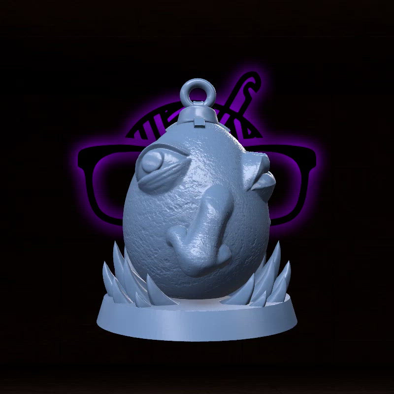 Egg of the King, the Bloodstone | Crimson Lithonit | Beherit Miniature for Tabletop games like D&D and War Gaming| Dungeons and Dragons Mini