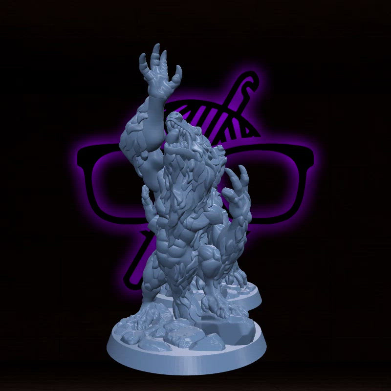 Werewolf | Arbiter Wolf Man | miniature for Tabletop games like D&D or War Gaming |  Sculpted By Arbiter Miniatures