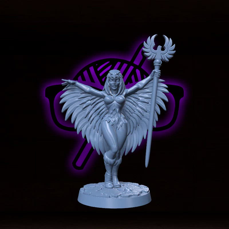 Soa-Ra, Heart of the Wildwood | Female Sorcerer | Druid | Sexy Pinup miniature for Tabletop games like D&D and War Gaming| Dungeons and Dragons Mini | RN estudio