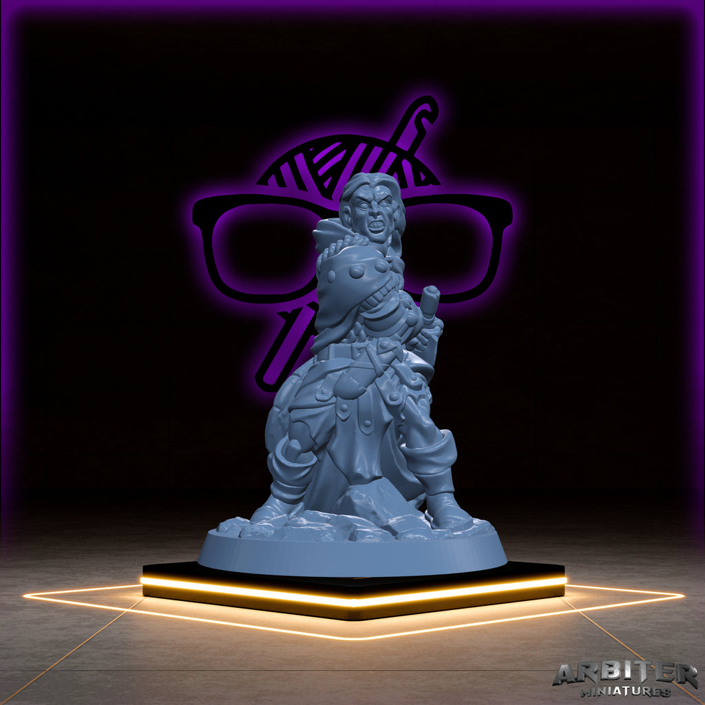 Fighter | Male and Female  Arbiter| Character miniature for Tabletop games like D&D or War Gaming | Battle Master Eldritch Knight Champion