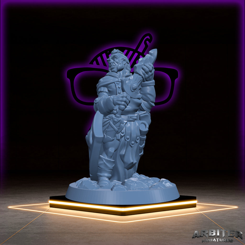 Fighter | Male and Female  Arbiter| Character miniature for Tabletop games like D&D or War Gaming | Battle Master Eldritch Knight Champion