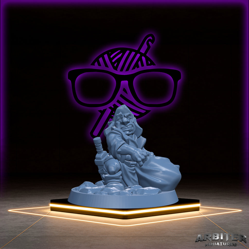 Gnome | Male and Female  Arbiter| Character miniature for Tabletop games like D&D or War Gaming | Cleric Monk Rogue Sorcerer Warlock Wizard