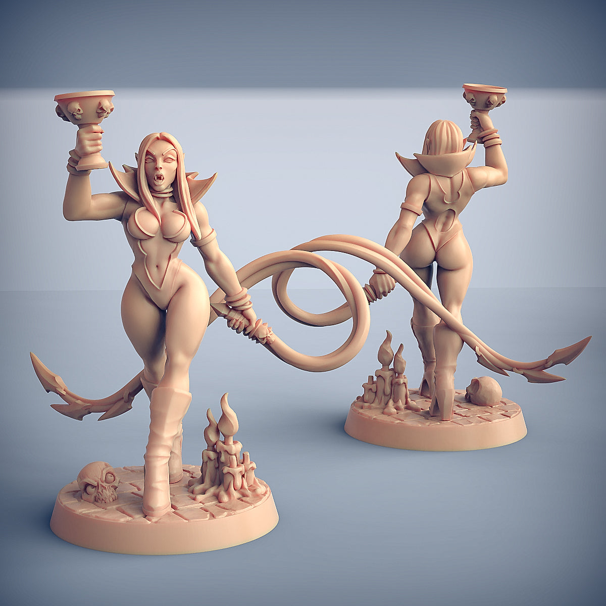 Maligna - Vampire Beauty | Soulless Vampire Pinup miniature for Tabletop games like D&D and War Gaming