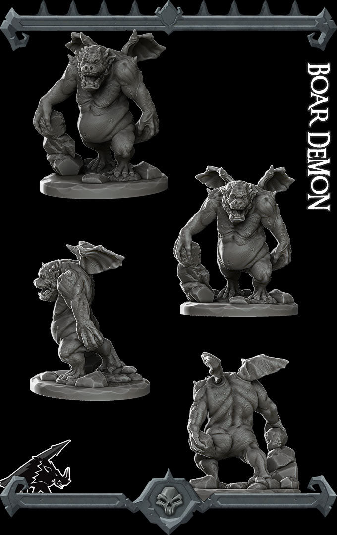 Nalfeshnee | Boar Demon | Miniature for Tabletop games like D&D and War Gaming