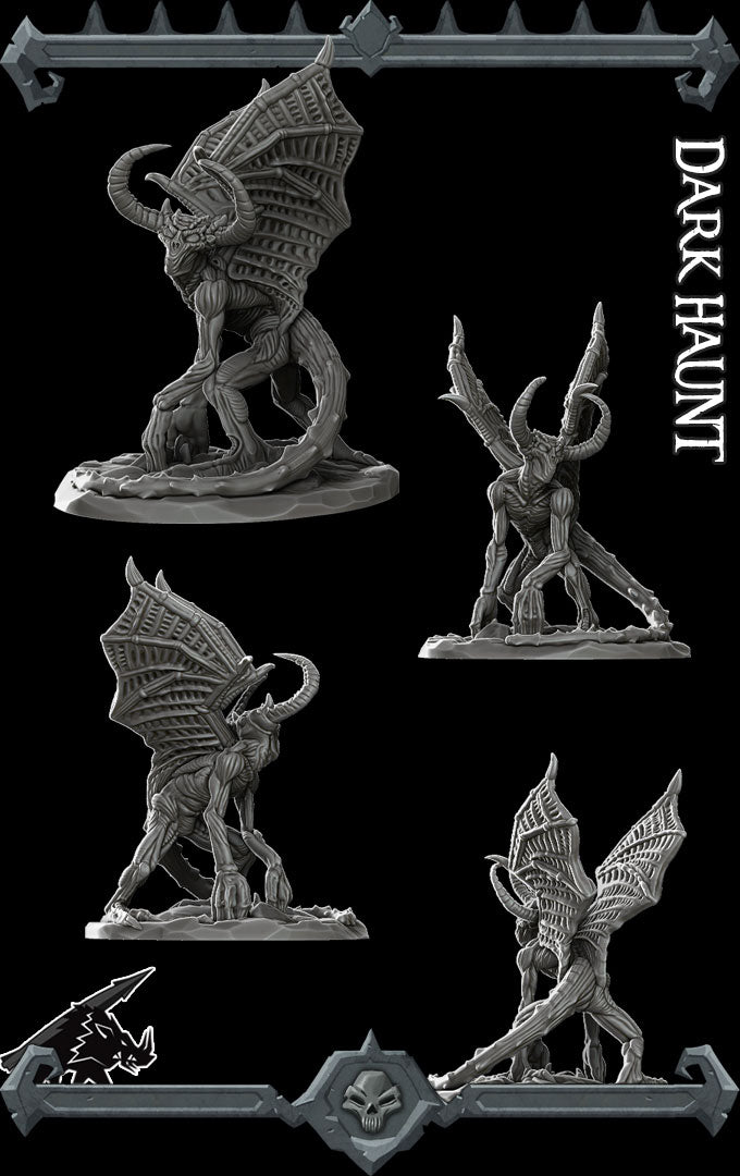 Frightwing the Despoiler | Dark Haunt Fiend | Miniature for Tabletop games like D&D and War Gaming