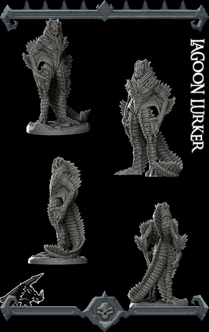 Kjara Swiftstrike | Sahuagin | Lagoon Lurker Miniature for Tabletop games like D&D and War Gaming