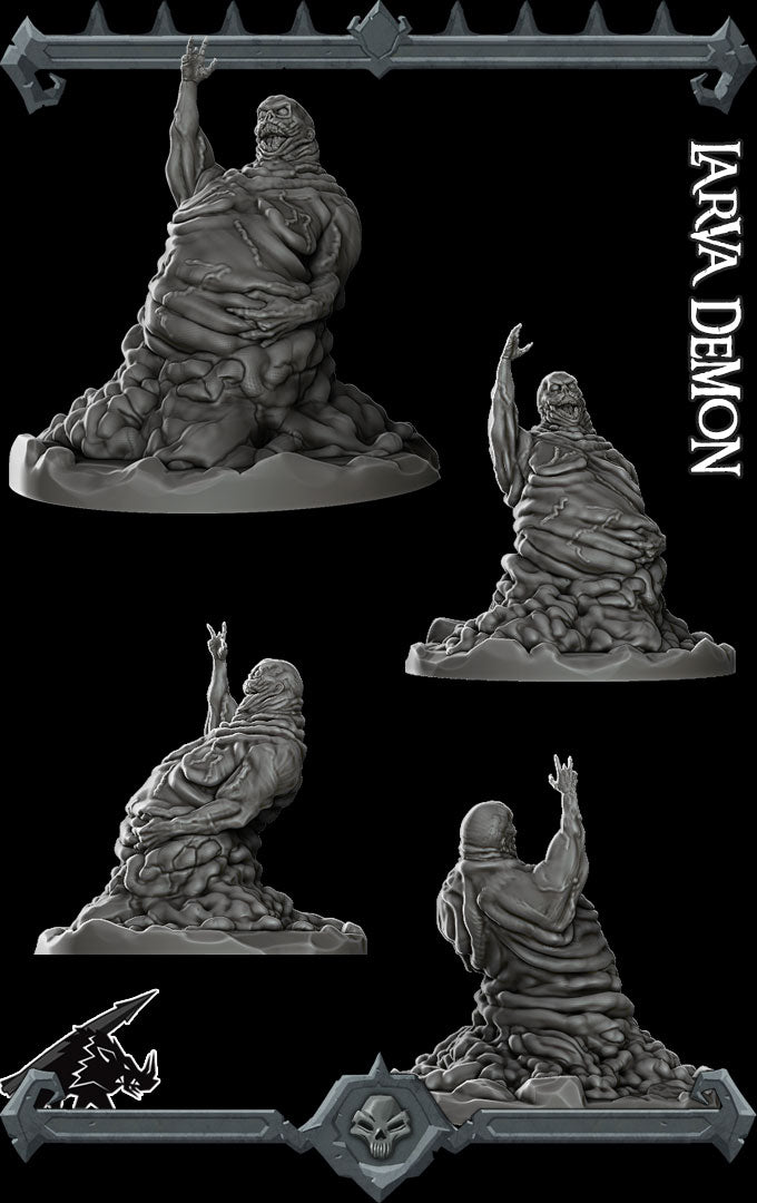 Mockingwail, Faceless Misery | Lemure | Larva Demon | Miniature for Tabletop games like D&D and War Gaming