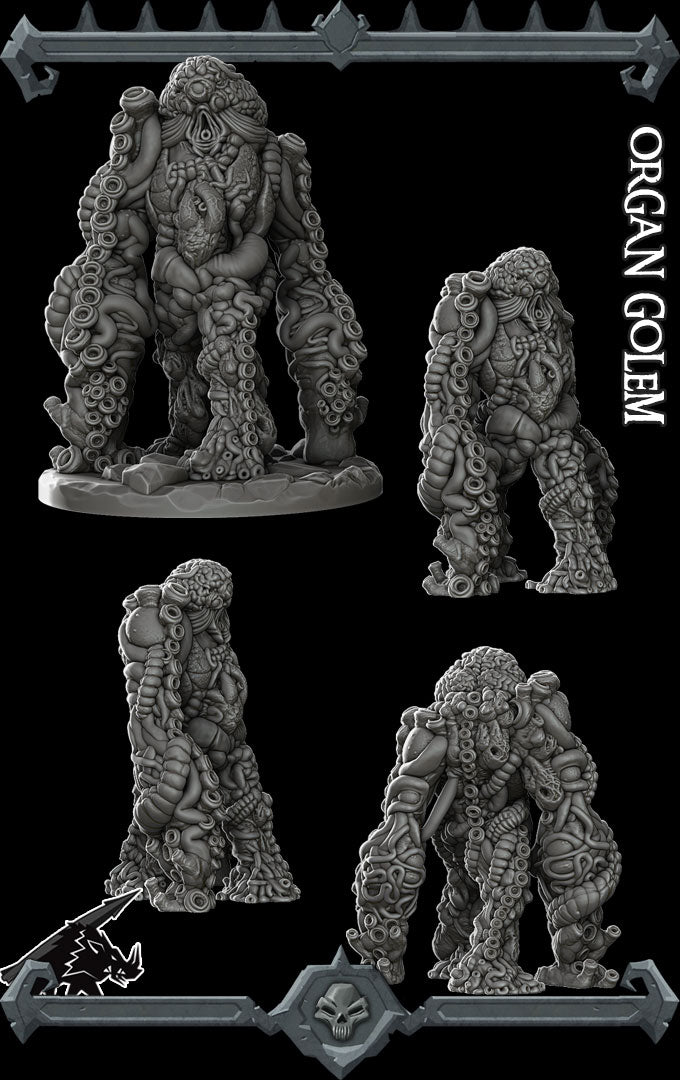 Goremaw, the Flesh Golem | Organ Golem Miniature for Tabletop games like D&D and War Gaming