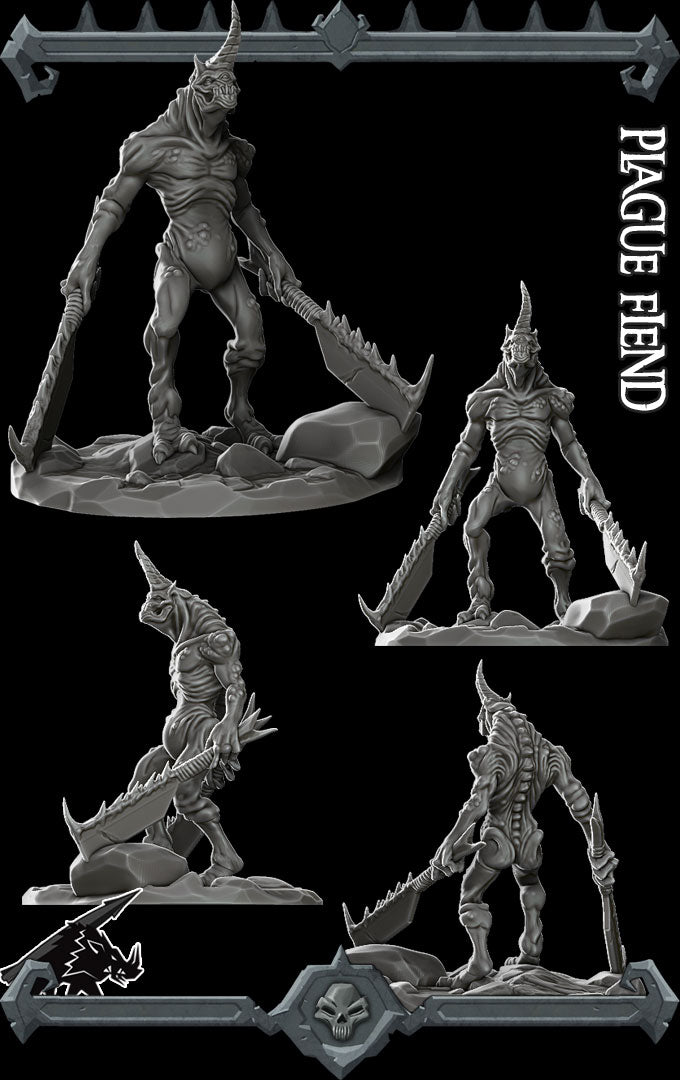 Malus, the Pestilence Stalker | Plague Fiend Miniature for Tabletop games like D&D and War Gaming