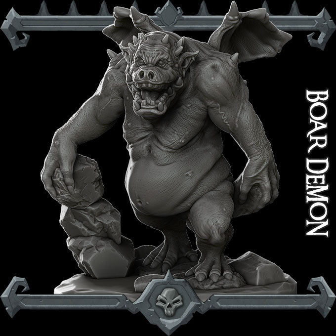 Nalfeshnee | Boar Demon | Miniature for Tabletop games like D&D and War Gaming