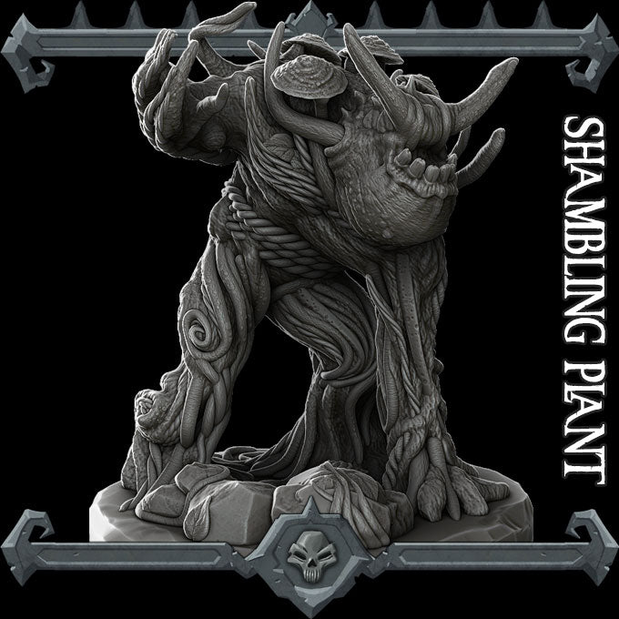 Briarheart, the Swamp Guardian | Shambling Mound | Shambling Plant Miniature for Tabletop games like D&D and War Gaming