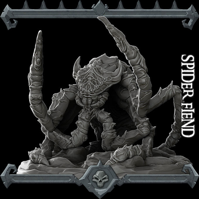 Shadowsilk, the Void Stalker | Bebilith | Spider Fiend Miniature for Tabletop games like D&D and War Gaming