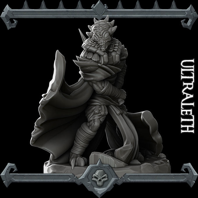 Whisperdeath, the Soul Render | Ultroloth | Ultraleth Miniature for Tabletop games like D&D and War Gaming