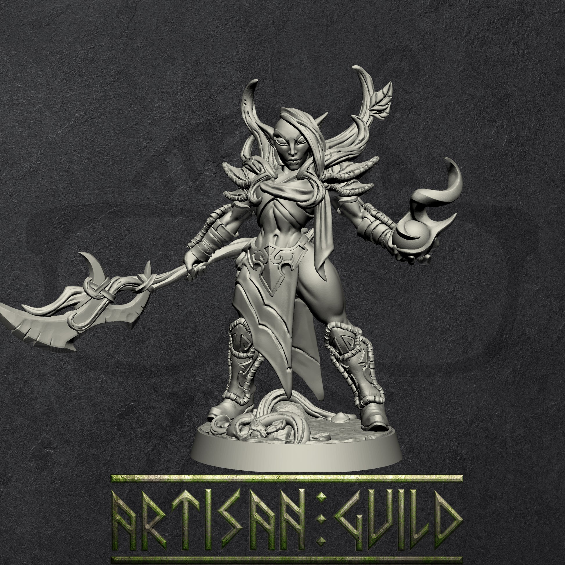 Deepwood Alfar set | Modular Elf | Elvish Casters, Rogues, Rangers miniature for Tabletop games like D&D and War Gaming